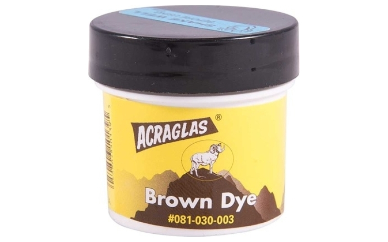 Brownells Acraglas dye brown 1oz